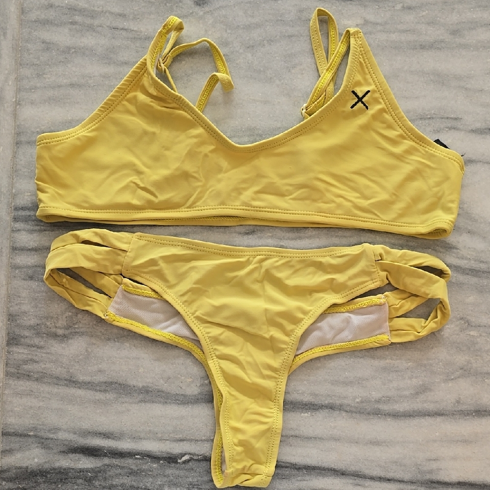 Boutine LA Yellow Women's Swimwear Set
